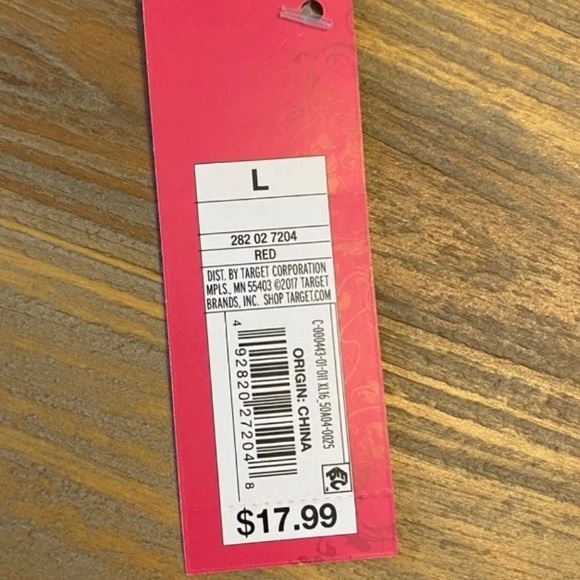 NWT, Deep Red, sleeveless top, ties around neck - Picture 4 of 5